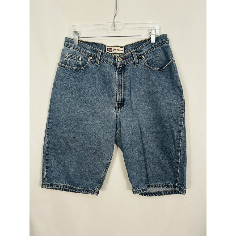 Vintage 90s Faded Glory Mens Jorts " To The Knee"Size 14 Rockabilly Jean Shorts
